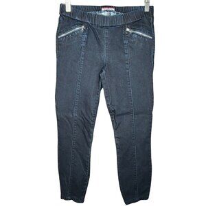 Tommy Hilfiger Jeans Womens Size 4 Blue Dark Wash Denim Crop Legging Tapered Leg